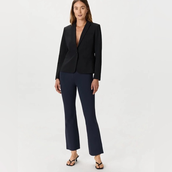 Quince Women’s Ultra-Stretch Ponte Bootcut Pants Navy - Picture 2 of 11